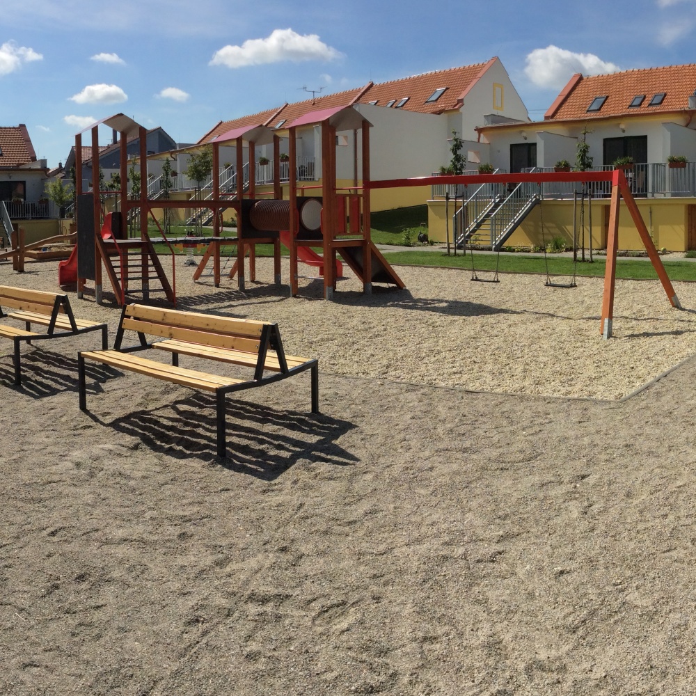 Pohled na hřiště